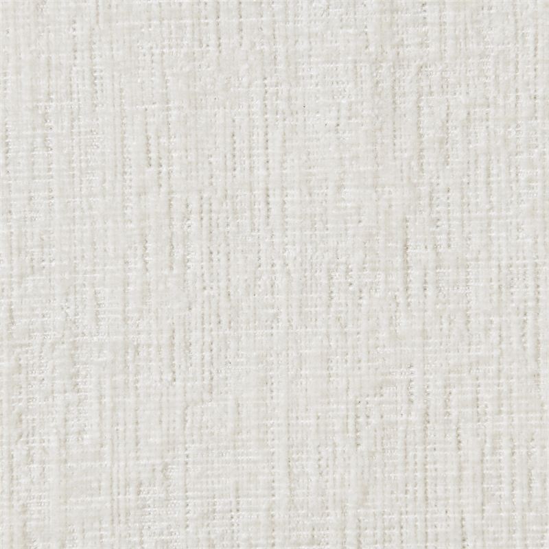 Bowery Hill Contemporary Soft Cream Chenille Fabric Queen Bed