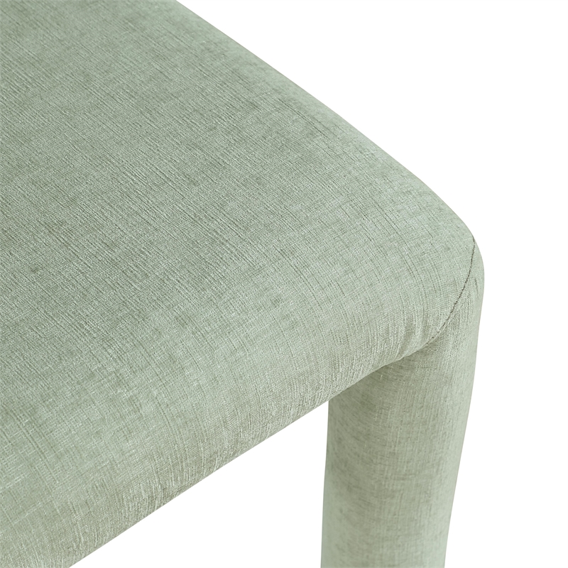 Bowery Hill Contemporary Mint Chenille Fabric Dining Chair (Set of 2)