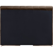 Bowery Hill Contemporary Brown Durable Velvet Queen Fully Slatted Bed
