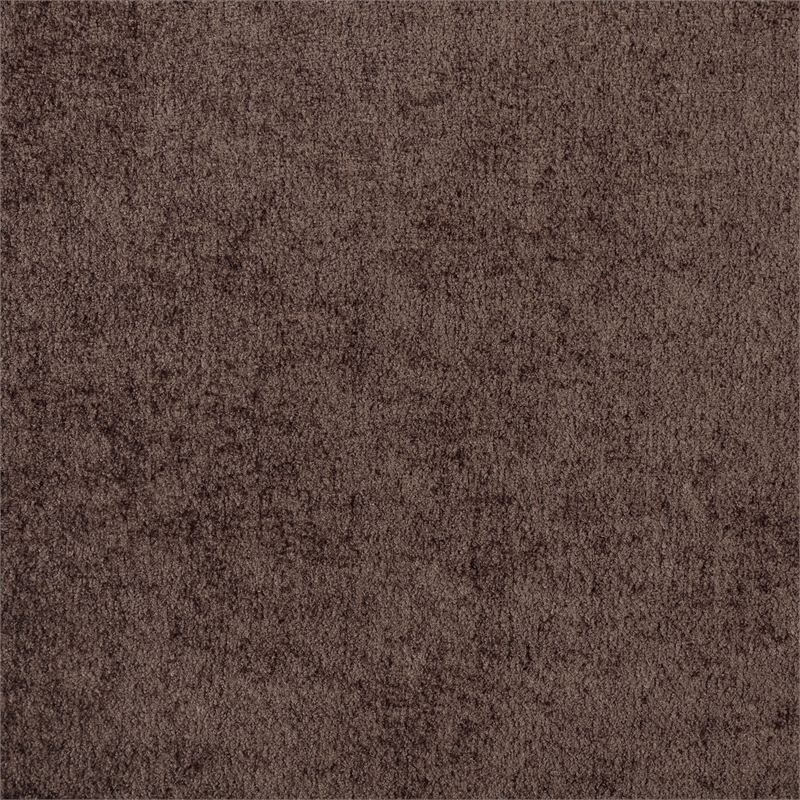 Bowery Hill Contemporary Brown Chenille Fabric Upholstered Full Bed