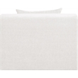 Bowery Hill Contemporary Cream Chenille Fabric Modular Chair
