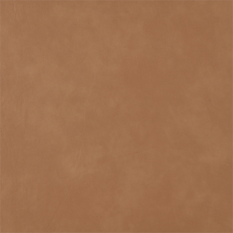 Bowery Hill Contemporary Cognac Vegan Leather Upholstered Full Bed