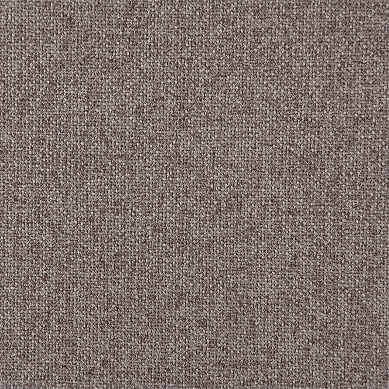 Bowery Hill Contemporary Brown Linen Textured Fabric Upholstered Queen Bed