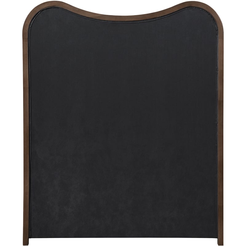 Bowery Hill Contemporary Brown Linen Textured Fabric Upholstered Twin Bed