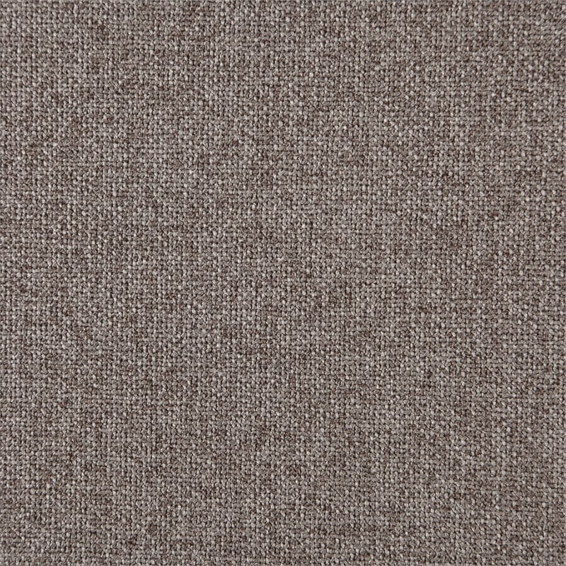 Bowery Hill Contemporary Brown Linen Textured Fabric Upholstered Twin Bed