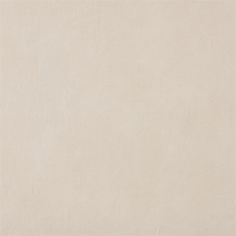 Bowery Hill Contemporary Cream Vegan Leather Upholstered Full Bed
