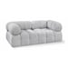Grey/4-Piece: 4 Armless Chair, 2 Ottoman