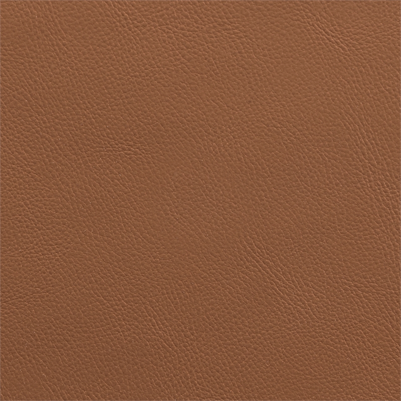 Bowery Hill Contemporary Cognac Vegan Leather Upholstered Accent Chair