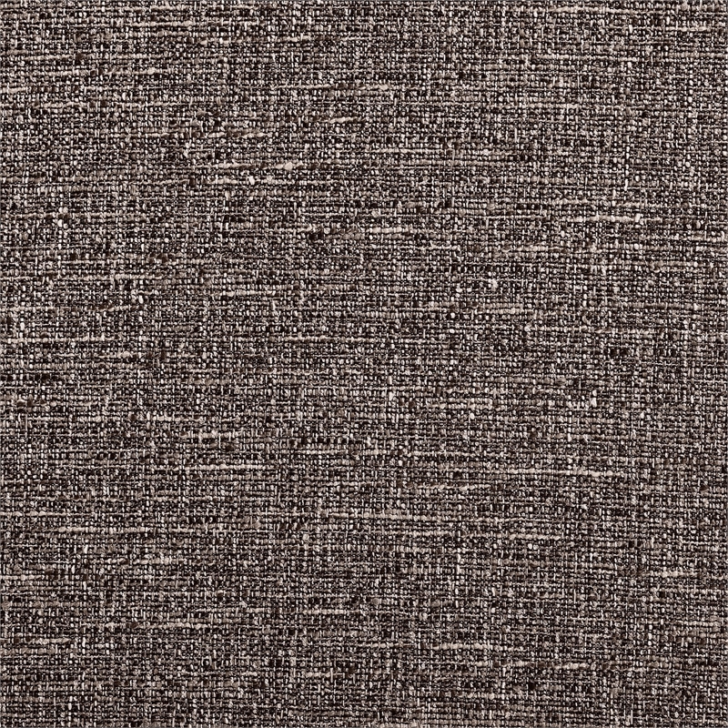Bowery Hill Contemporary Brown Linen Textured Fabric Twin Bed