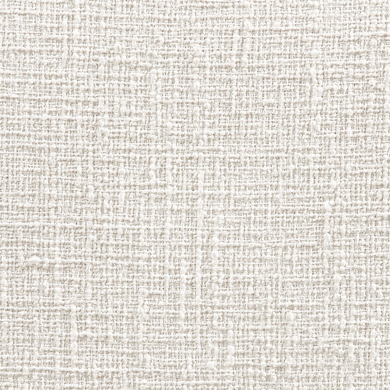 Bowery Hill Contemporary Cream Linen Textured Fabric Queen Bed