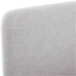 Bowery Hill Contemporary Grey Linen Textured Fabric Full Bed
