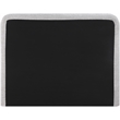 Bowery Hill Contemporary Grey Linen Textured Fabric Queen Bed