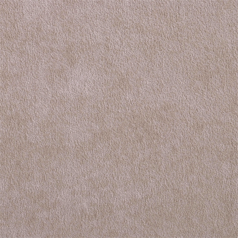 Bowery Hill Contemporary Soft Taupe Chenille Fabric Twin Bed