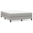 Bowery Hill Contemporary Full Engineered Wood Bed Frame in Light Grey