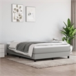 Bowery Hill Contemporary Full Engineered Wood Bed Frame in Light Grey