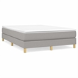 Bowery Hill Contemporary Queen Engineered Wood Bed Frame in Light Gray