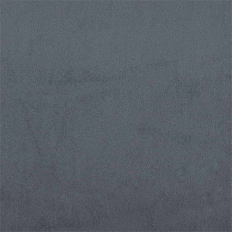 Bowery Hill Contemporary Engineered Wood Twin XL Bed Frame in Dark Gray