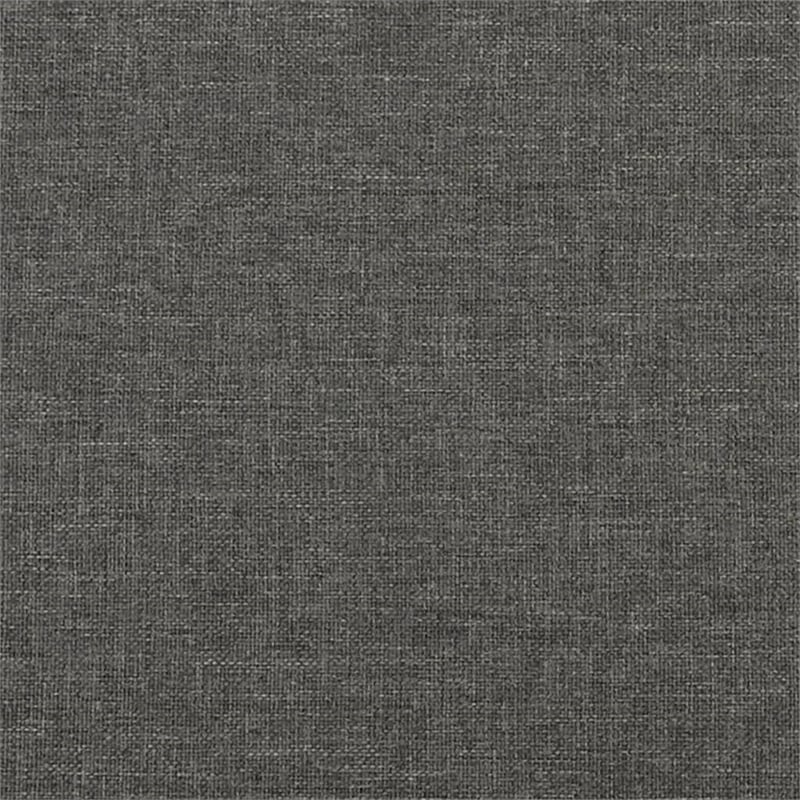 Bowery Hill Contemporary Engineered Wood Twin Bed Frame in Dark Gray
