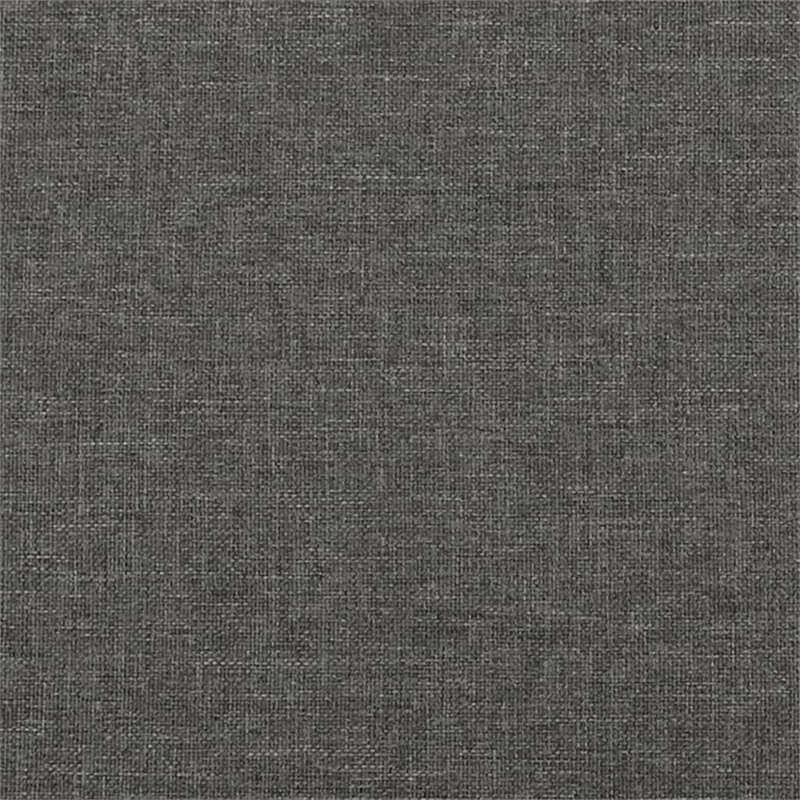 Bowery Hill Contemporary Engineered Wood Twin XL Bed Frame in Dark Gray