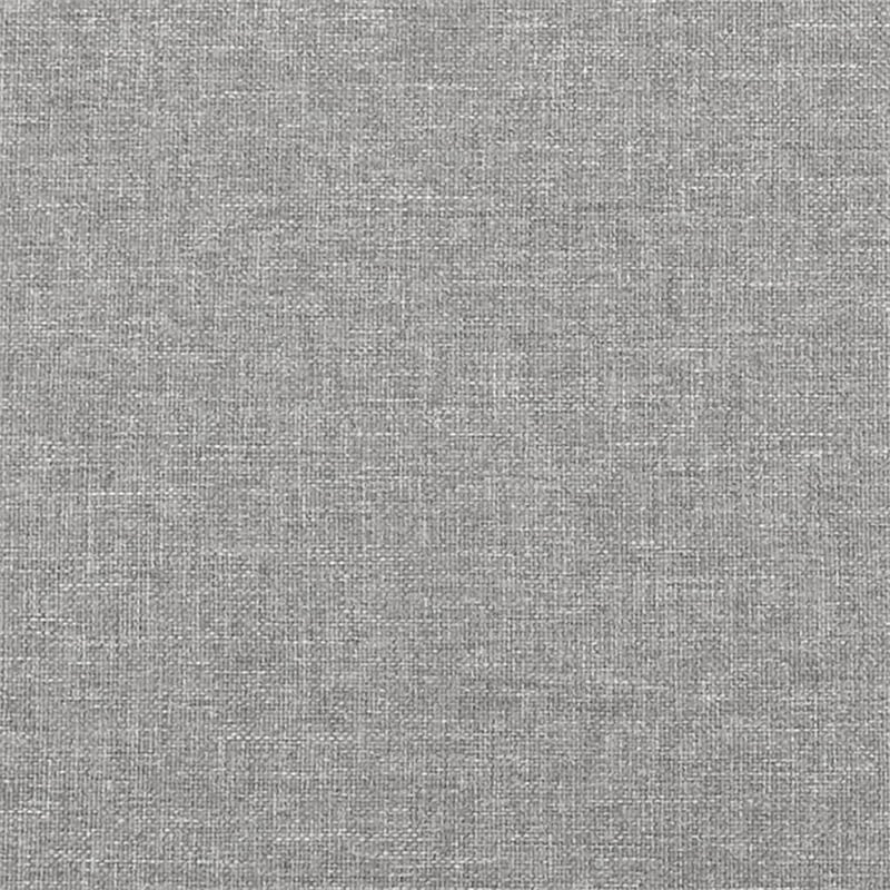 Bowery Hill Contemporary Engineered Wood King Bed Frame in Light Grey