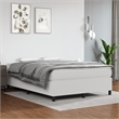 Bowery Hill Contemporary Engineered Wood Full Bed Frame in White