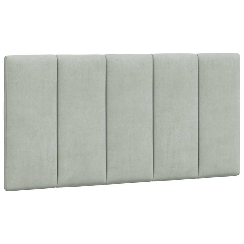 Bowery Hill Contemporary Engineered Wood Twin Bed Frame in Light Grey