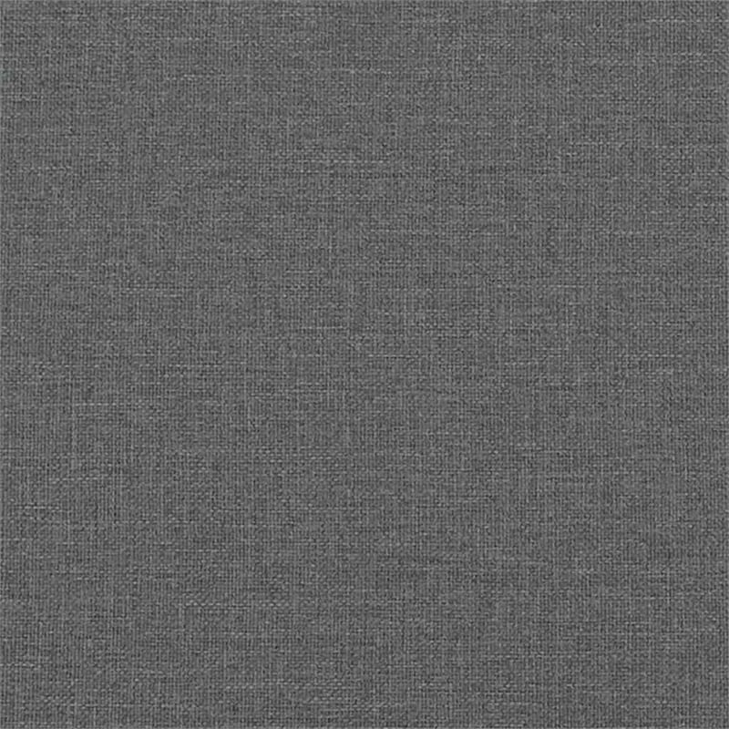 Bowery Hill Contemporary Engineered Wood Twin Bed Frame in Dark Gray