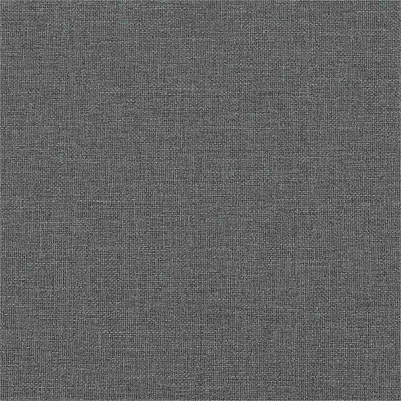 Bowery Hill Contemporary Engineered Wood Queen Bed Frame in Dark Gray