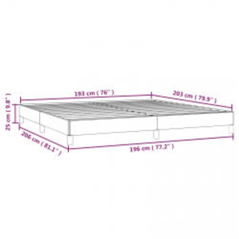 Bowery Hill Contemporary Engineered Wood King Bed Frame in Light Grey