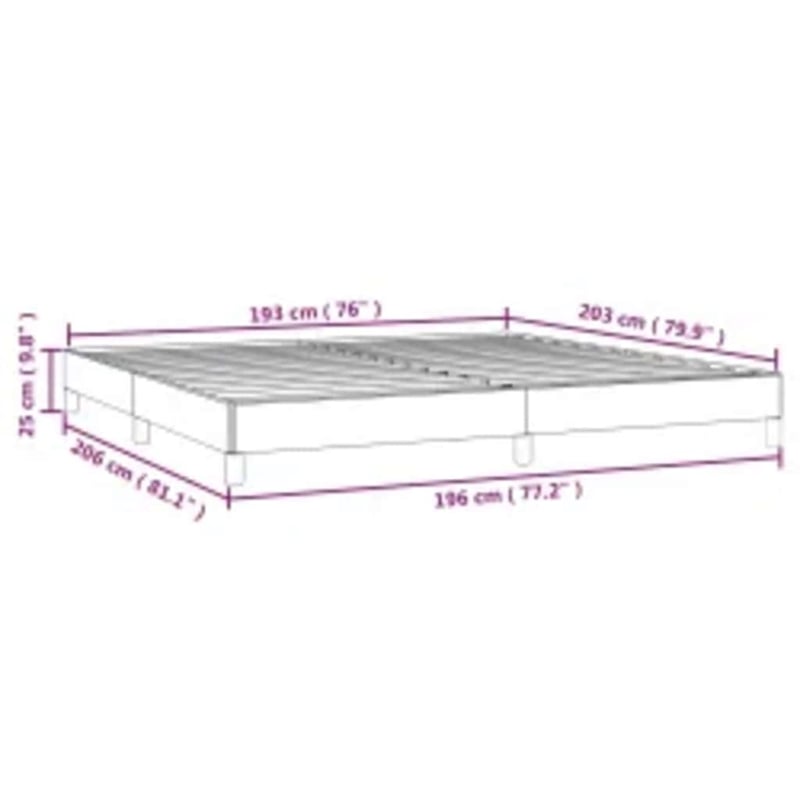 Bowery Hill King Faux Leather Engineered Wood Bed Frame in White