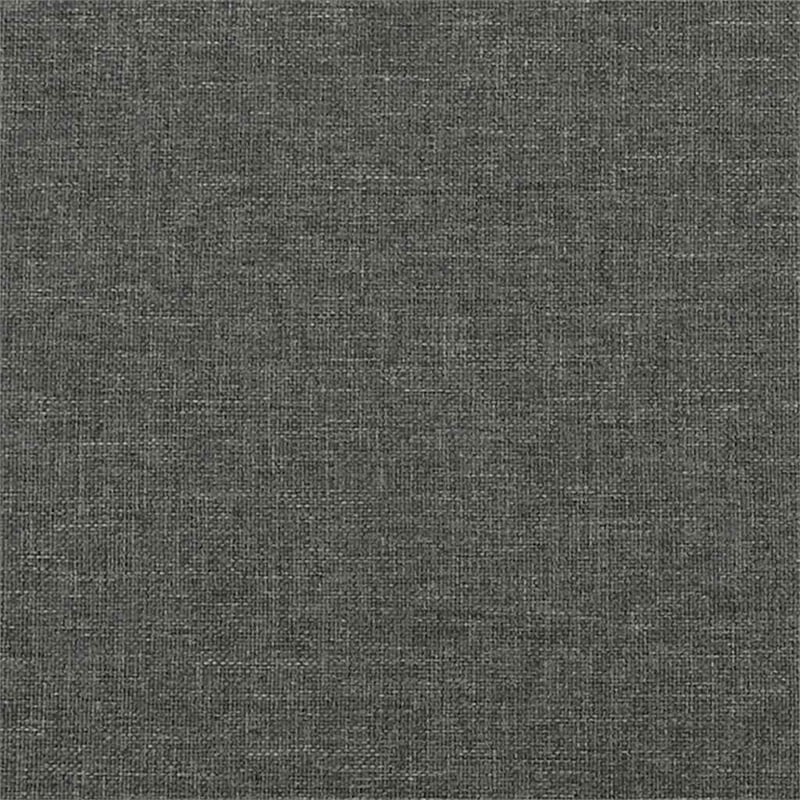 Bowery Hill Contemporary Engineered Wood Twin Bed Frame in Dark Gray
