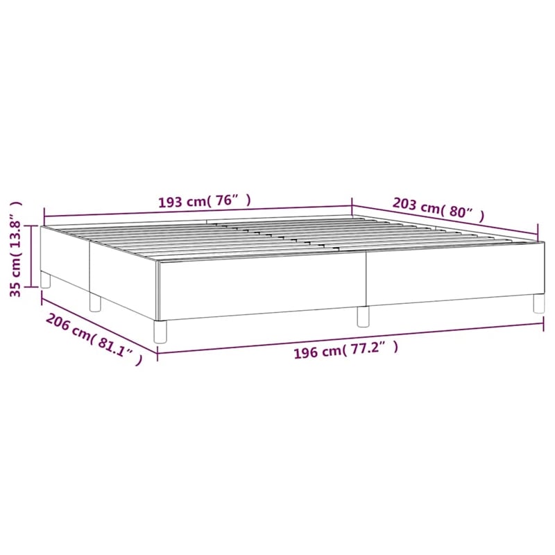 Bowery Hill Contemporary Engineered Wood King Bed Frame in Light Grey