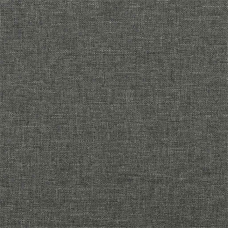 Bowery Hill Contemporary Engineered Wood Twin XL Bed Frame in Dark Gray