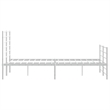 Bowery Hill Rectangular Powder-Coated Steel Full Bed Frame in White