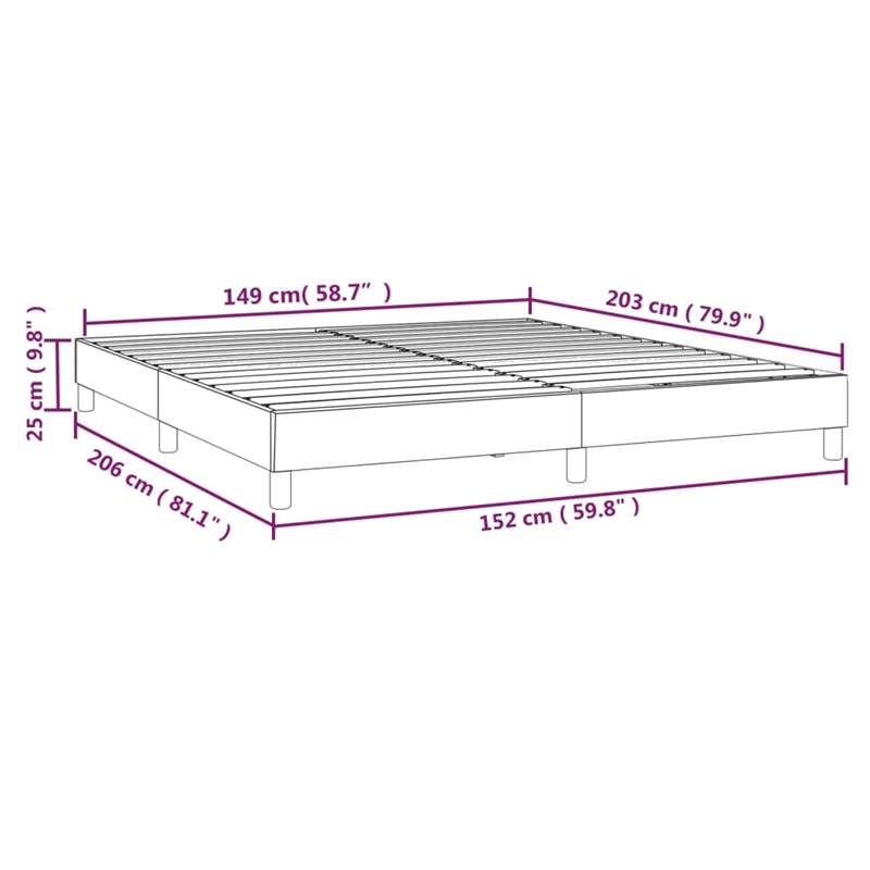Bowery Hill Contemporary Queen Engineered Wood Bed Frame in Light Gray