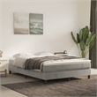 Bowery Hill Contemporary Queen Engineered Wood Bed Frame in Light Gray