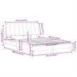 Bowery Hill Contemporary Velvet Full Bed Frame in Light Grey