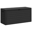 Bowery Hill Contemporary Polypropylene Storage Box in Anthracite