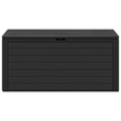 Bowery Hill Contemporary Polypropylene Storage Box in Anthracite