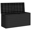 Bowery Hill Contemporary Polypropylene Storage Box in Anthracite