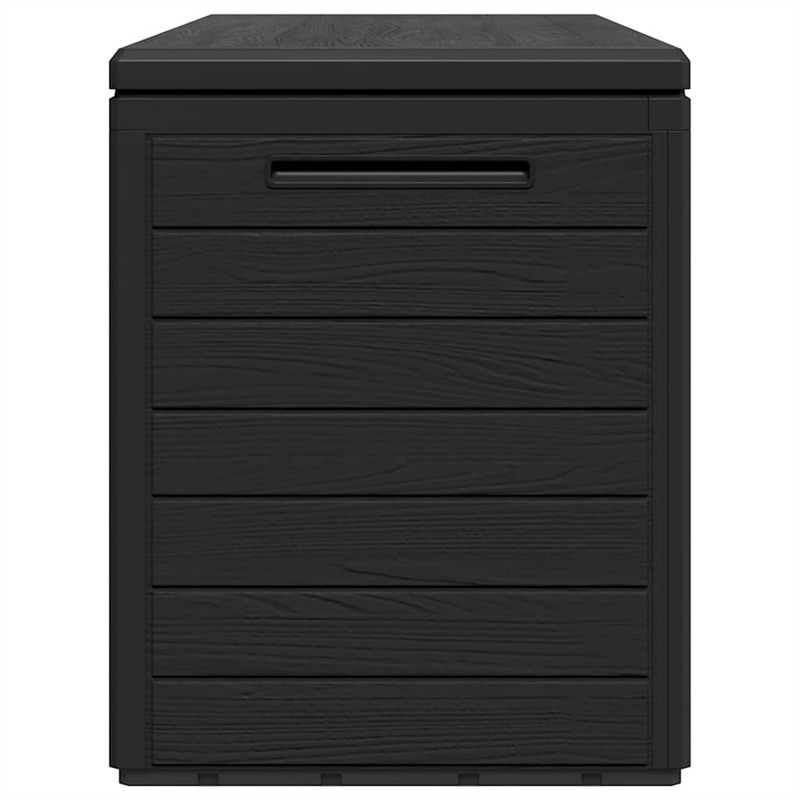 Bowery Hill Contemporary Polypropylene Storage Box in Anthracite