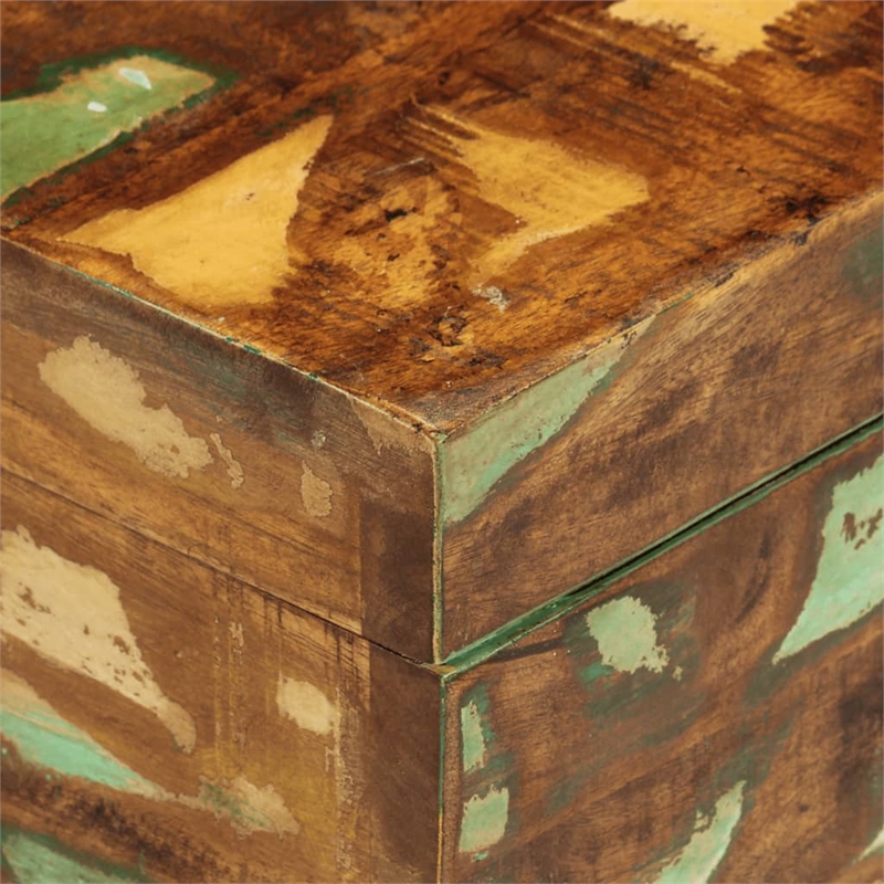 Bowery Hill Contemporary Reclaimed Solid Wood Storage in Multi-Color