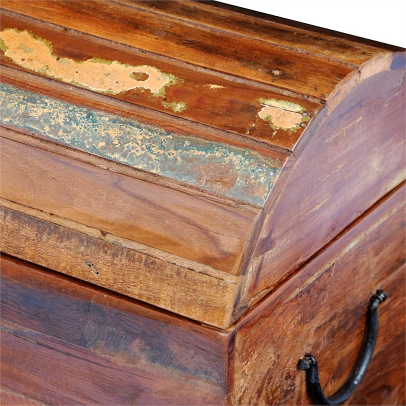 Bowery Hill Solid Reclaimed Wood Multicolor Storage Chest Rectangular 23.6