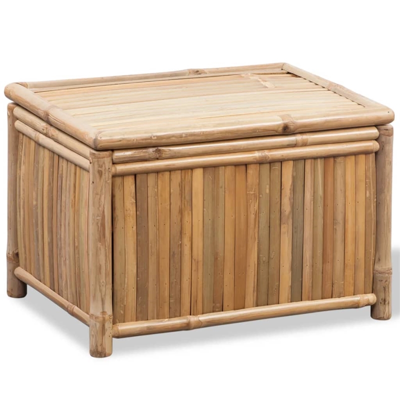 Bowery Hill Small Medium Large Durable Bamboo Storage Box in Brown