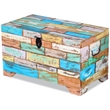 Bowery Hill Solid Reclaimed Wood Multicolor Storage Chest Rectangular 28.7