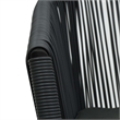 Bowery Hill Contemporary 3 Piece Rattan Bistro Set in Black Finish