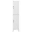 Bowery Hill Steel Medium Rectangular Industrial Locker in Grey