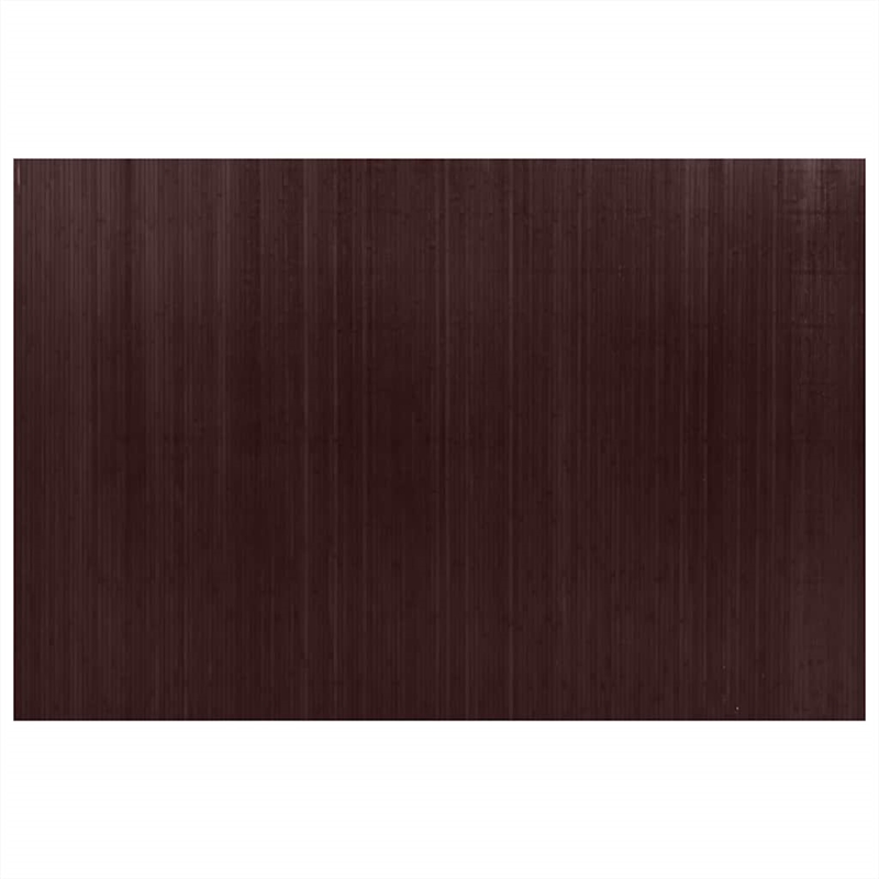 Bowery Hill Contemporary Room Divider Bamboo in Dark Brown Finish