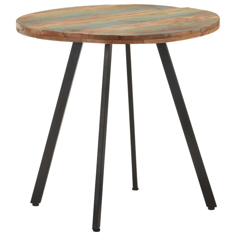 Bowery Hill Contemporary Wood Finish Dining Table in Multi-Color