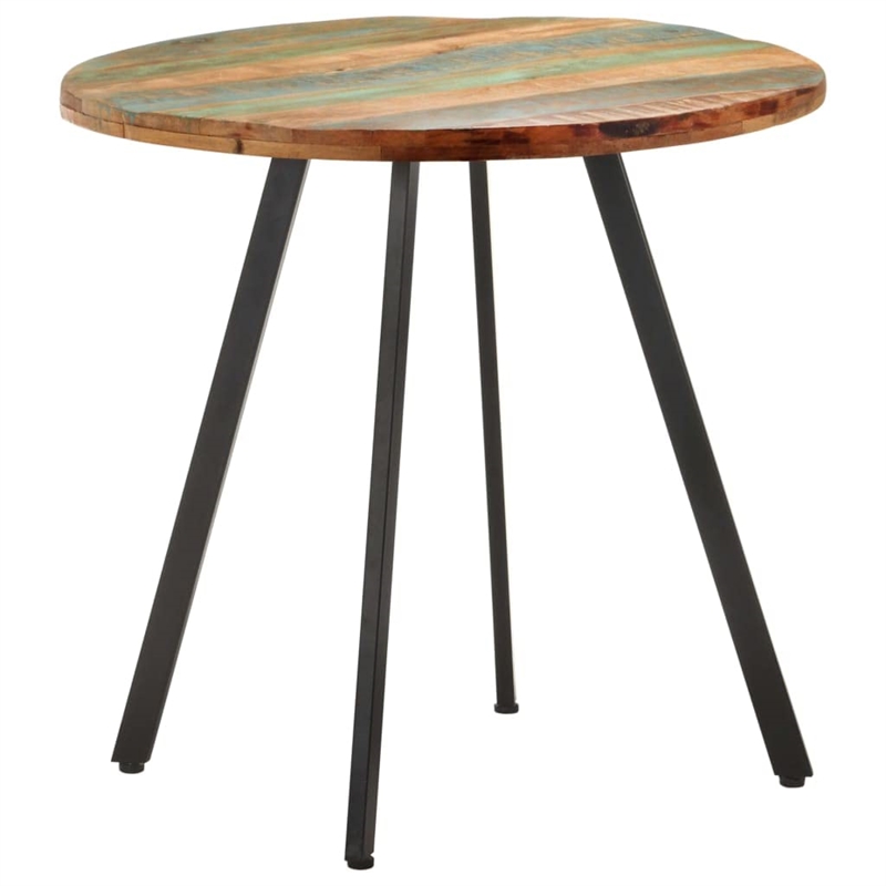 Bowery Hill Contemporary Wood Finish Dining Table in Multi-Color